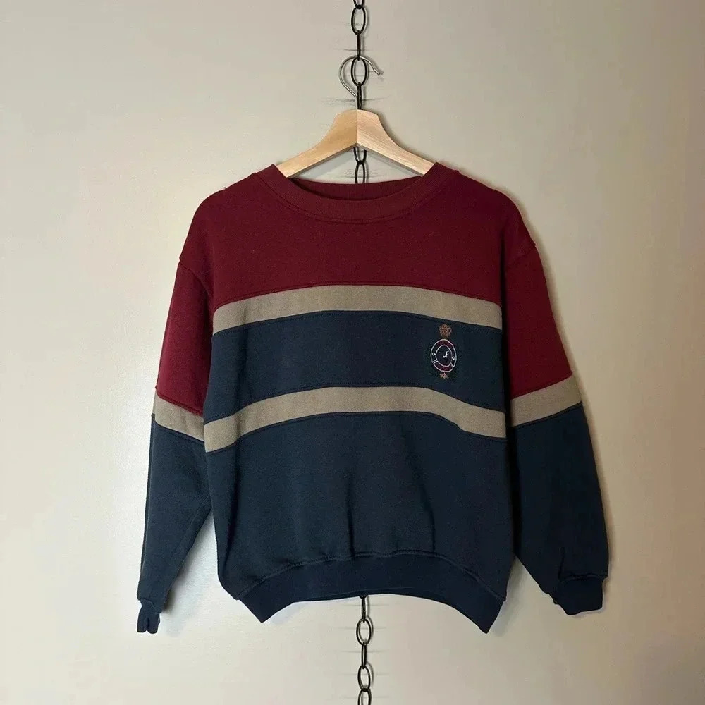 Vintage Country Classics Colour Blocking Crewneck Medium